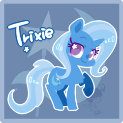 Size: 878x877 | Tagged: safe, artist:snow angel, trixie, pony, unicorn, g4, female, mare, solo