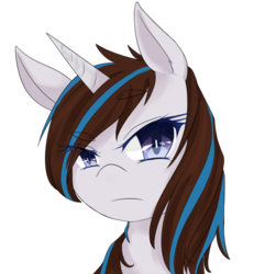 Size: 877x911 | Tagged: safe, artist:reinaooo, oc, oc only, oc:breezy, pony, unicorn