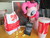Size: 4608x3456 | Tagged: safe, artist:template93, pinkie pie, g4, coca-cola, dawn of the planet of the apes, female, irl, photo, planet of the apes, plushie, popcorn, soda