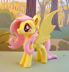 Size: 867x900 | Tagged: safe, artist:krowzivitch, fluttershy, g4, flutterbat, irl, photo, sculpture, solo