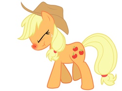 Size: 1024x768 | Tagged: safe, applejack, g4, cold, female, nose wrinkle, red nosed, scootaquest, scrunchy face, sick, sneezing, sneezing fetish, solo, stifled sneeze, walking