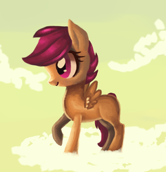 Size: 1539x1599 | Tagged: safe, artist:pollar-nya, scootaloo, g4, female, solo