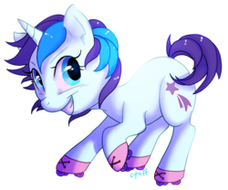 Size: 801x666 | Tagged: safe, artist:c-puff, glory, pony, unicorn, g1, female, mare, roller skates, simple background, solo, transparent background