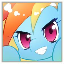 Size: 450x500 | Tagged: safe, artist:sweetsound, part of a set, rainbow dash, g4, female, pixiv, solo