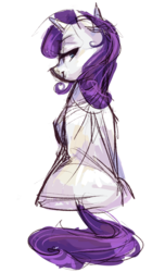 Size: 900x1479 | Tagged: safe, artist:johling, rarity, pony, unicorn, g4, female, simple background, solo, transparent background