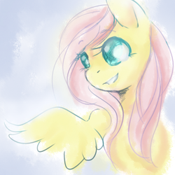 Size: 400x400 | Tagged: safe, artist:dreams-child, fluttershy, g4, female, solo