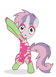 Size: 5000x6819 | Tagged: safe, artist:stricer555, sweetie belle, pony, unicorn, g4, :o, absurd resolution, bipedal, female, looking at you, open mouth, show stopper outfits, simple background, solo, transparent background, vector