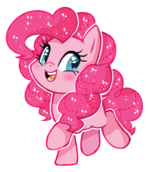 Size: 840x971 | Tagged: safe, artist:kaji-tanii, pinkie pie, g4, chibi, cute, female, solo