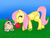 Size: 1000x751 | Tagged: safe, artist:apple-707, fluttershy, g4, colored, crossover, earthbound, mr. saturn, nintendo