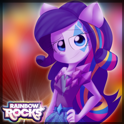 Size: 1024x1024 | Tagged: safe, artist:fj-c, rarity, equestria girls, g4, my little pony equestria girls: rainbow rocks, looking at you, ponied up