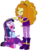 Size: 1200x1572 | Tagged: safe, adagio dazzle, twilight sparkle, equestria girls, g4, duo, exploitable meme, meme, simple background, transparent background, twiscream, vector