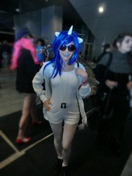 Size: 720x960 | Tagged: safe, artist:nimdra, dj pon-3, vinyl scratch, human, g4, cosplay, irl, irl human, photo