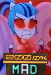 Size: 497x732 | Tagged: safe, sonata dusk, equestria girls, g4, my little pony equestria girls: rainbow rocks, 200% mad, expand dong, exploitable meme, fin wings, inverted mouth, meme, metal gear, metal gear rising, ponied up, senator armstrong