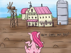 Size: 800x600 | Tagged: safe, artist:frankier77, pinkie pie, ask pinkamena diane pie, g4, ask, female, pinkamena diane pie, rock farm, solo, tumblr