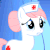 Size: 160x160 | Tagged: safe, nurse redheart, g4, animated, brain, female, skull, x-ray, x-ray picture