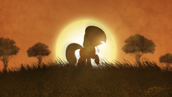 Size: 1920x1080 | Tagged: safe, artist:jamey4, artist:thatguy1945, applejack, earth pony, pony, g4, gritted teeth, lens flare, solo, straw, sunset, vector, wallpaper
