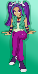 Size: 1024x1962 | Tagged: safe, artist:fairiegirl101, aria blaze, equestria girls, g4, my little pony equestria girls: rainbow rocks, female, humanized, solo