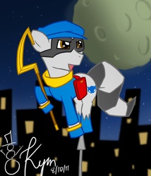 Size: 600x700 | Tagged: safe, artist:kym, ponified, sly cooper