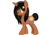 Size: 570x402 | Tagged: safe, artist:sailorcancer1, oc, oc only, oc:pecanny, pony, unicorn, :3, female, mare, muffin, pecan, solo