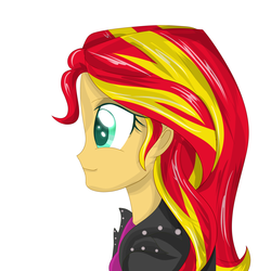 Size: 2000x2000 | Tagged: safe, artist:sintakhra, sunset shimmer, equestria girls, g4, female, high res, solo