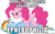 Size: 400x250 | Tagged: safe, pinkie pie, rainbow dash, pony, g4, my little pony: friendship is magic, pinkie pride, aggressive, duo, ephebophilia, humor, image macro, joke, meme, pun, simple background, threatening, transparent background, vector, warning