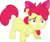 Size: 8000x6643 | Tagged: safe, artist:slb94, apple bloom, earth pony, pony, family appreciation day, g4, my little pony: friendship is magic, absurd resolution, bed mane, dishevelled, female, filly, messy mane, simple background, transparent background, vector