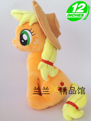 Size: 412x547 | Tagged: safe, artist:onlyfactory, applejack, g4, chinese, irl, photo, plushie, sitting