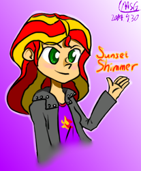Size: 357x431 | Tagged: safe, artist:msg, sunset shimmer, equestria girls, g4, female, humanized, pixiv, solo