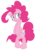 Size: 423x582 | Tagged: dead source, safe, artist:dfectivedvice, pinkie pie, earth pony, pony, g4, bipedal, colored, female, guilty, pouting, simple background, solo, transparent background