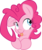 Size: 3200x3835 | Tagged: safe, artist:atmospark, artist:dfectivedvice, pinkie pie, g4, colored, female, high res, simple background, solo, transparent background, vector