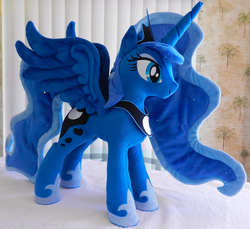 Size: 1200x1100 | Tagged: safe, artist:equestriaplush, princess luna, g4, irl, photo, plushie, solo