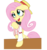 Size: 6390x6793 | Tagged: safe, artist:dfectivedvice, artist:glitchking123, fluttershy, g4, absurd resolution, bowtie, colored, female, hat, simple background, solo, transparent background, vector