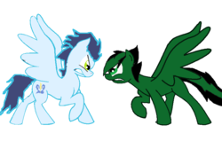 Size: 784x498 | Tagged: safe, artist:1starnight1, soarin', oc, oc:starnight, g4