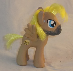 Size: 2369x2297 | Tagged: safe, artist:gryphyn-bloodheart, crafty crate, pony, g4, brushable, customized toy, high res, irl, male, photo, solo, stallion, toy
