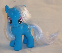 Size: 2089x1785 | Tagged: safe, artist:gryphyn-bloodheart, trixie, g4, brushable, customized toy, female, filly, filly trixie, irl, photo, toy