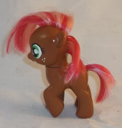 Size: 1969x2049 | Tagged: safe, artist:gryphyn-bloodheart, babs seed, g4, apple family, apple family member, brushable, customized toy, female, filly, irl, photo, toy