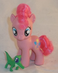 Size: 1673x2097 | Tagged: safe, artist:gryphyn-bloodheart, gummy, pinkie pie, g4, 3d print, brushable, customized toy, filly, toy