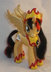 Size: 1961x2753 | Tagged: safe, artist:gryphyn-bloodheart, oc, oc only, oc:princess gryph, alicorn, pony, alicorn oc, brushable, customized toy, irl, photo, princess, toy