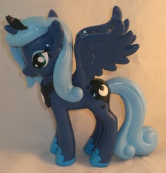 Size: 2121x2217 | Tagged: safe, artist:gryphyn-bloodheart, princess luna, alicorn, pony, g4, customized toy, design a pony, female, high res, princess, s1 luna, sculpted, solo, toy