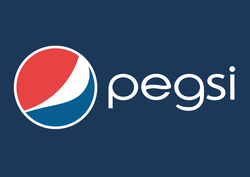 Size: 1493x1058 | Tagged: safe, artist:ahurdofbronies, edit, logo, parody, pepsi, pun