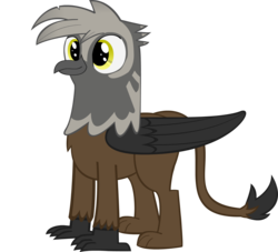 Size: 2215x2010 | Tagged: safe, artist:flicktransition, oc, oc only, oc:avery j harp, bird, griffon, high res, simple background, smiling, solo, transparent background, vector