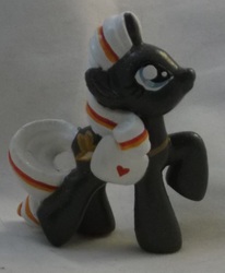 Size: 1157x1405 | Tagged: safe, artist:gryphyn-bloodheart, oc, oc only, oc:velvet remedy, pony, unicorn, fallout equestria, blind bag, customized toy, fanfic, female, horn, mare, medical saddlebag, saddle bag, solo, toy