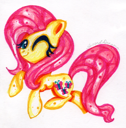 Size: 427x433 | Tagged: safe, artist:sacred-dreams, fluttershy, g4, female, solo