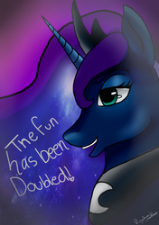 Size: 350x497 | Tagged: safe, artist:rainbowcreationsii, princess luna, g4, female, solo