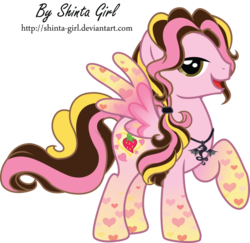 Size: 906x881 | Tagged: safe, artist:shinta-girl, oc, oc only, angel pony, pegasus, pony, male, rainbow power, rainbow power-ified, rule 63, simple background, solo, transparent background