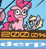 Size: 151x162 | Tagged: safe, idw, derpy hooves, pinkie pie, pegasus, pony, friendship is magic #23, g4, my little pony: friendship is magic (idw), spoiler:comic, 200% mad, derp, expand dong, exploitable meme, faic, female, mare, meme, metal gear, metal gear rising