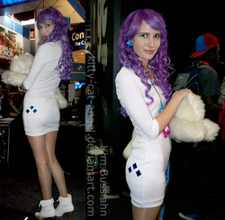 Size: 715x697 | Tagged: safe, artist:kitty-cat-angel, rarity, human, g4, cosplay, irl, irl human, photo