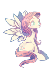 Size: 700x952 | Tagged: safe, artist:nitronic, fluttershy, g4, female, solo