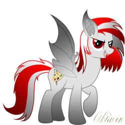 Size: 5808x5808 | Tagged: safe, artist:shadownewdash, oc, oc only, oc:shadow dash, bat pony, pony, absurd resolution, bat ponified, race swap, simple background, solo, transparent background, vector