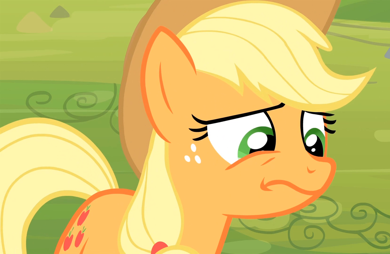 Safe Screencap Applejack Earth Pony Pony Bats G Cropped Female Mare Solo